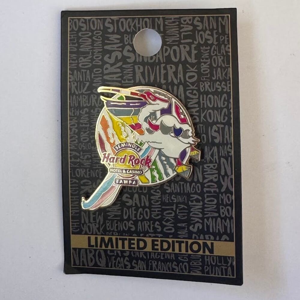 Hard Rock Cafe Seminole Tampa Pelican Price Rainbow Pin Limited Edition LE